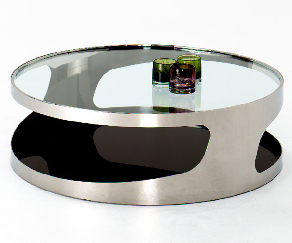 modern glass coffee table. Tab Coffee Table from